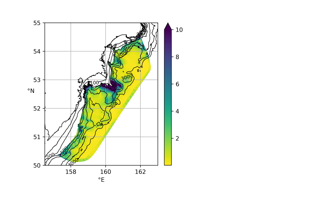 Выявлена зависимость популяции минтая от приливных явлений