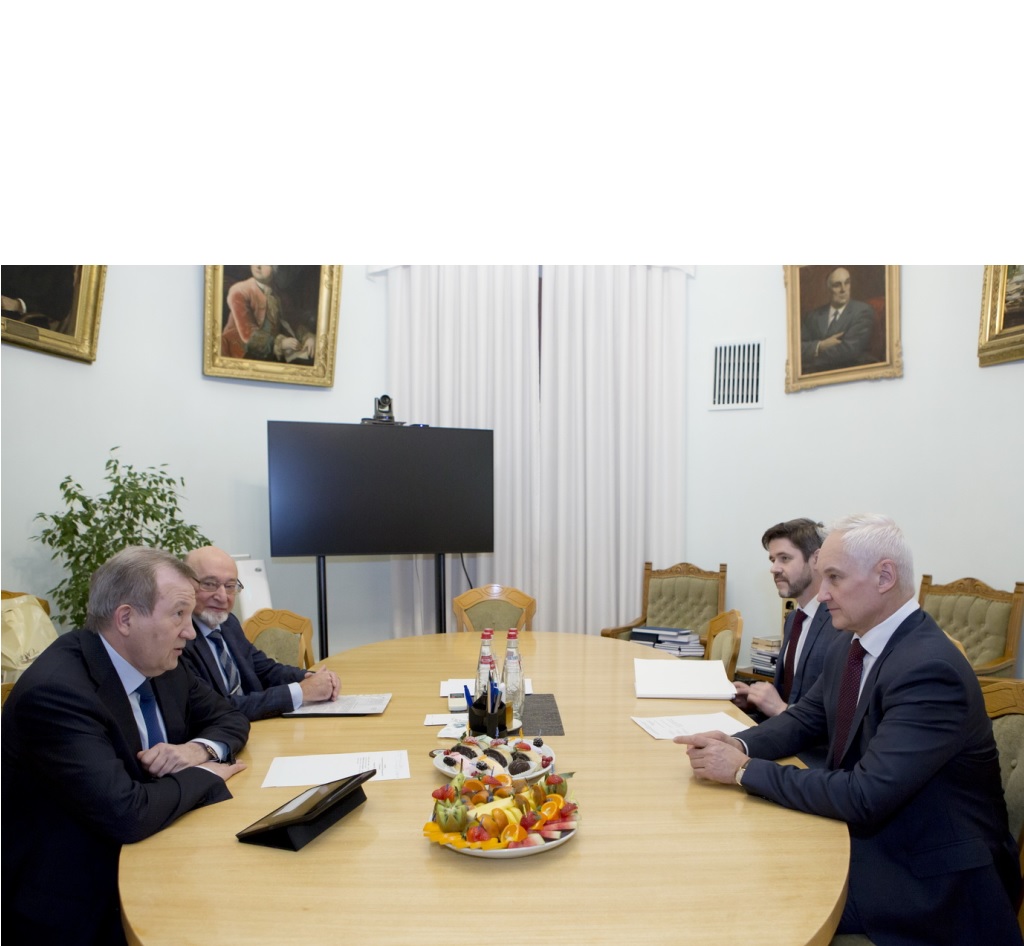 Президент РАН Г.Я. Красников встретился с первым вице-премьером А.Р. Белоусовым