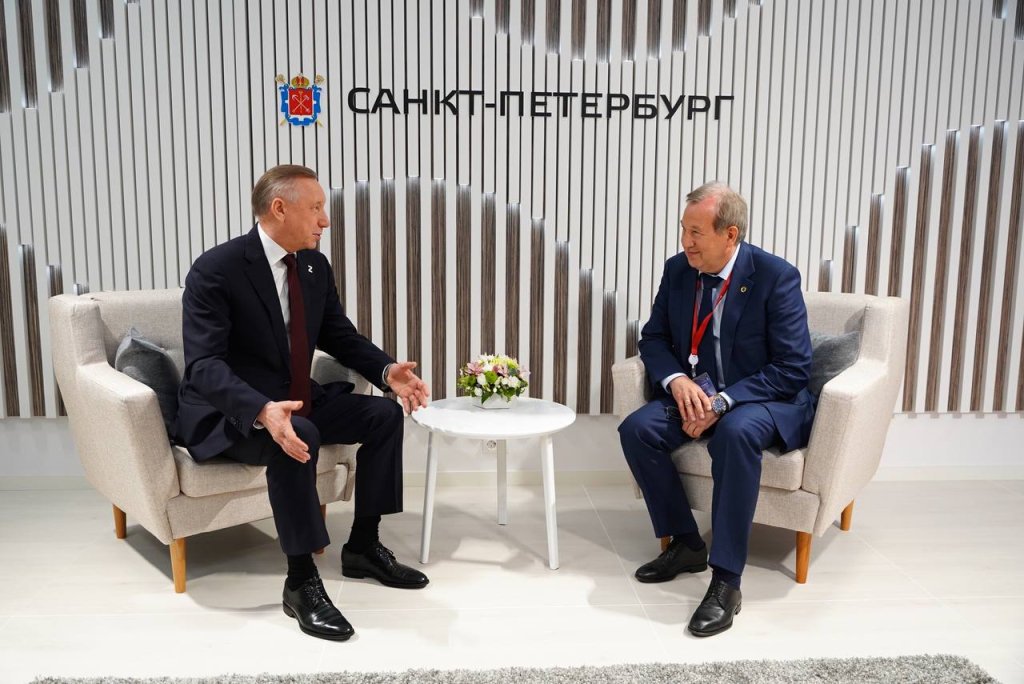 Президент РАН провёл встречу с губернатором Санкт-Петербурга