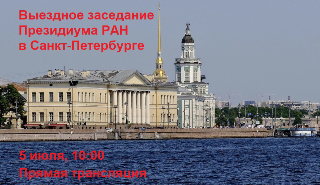 Выездное заседание Президиума РАН в Санкт-Петербурге