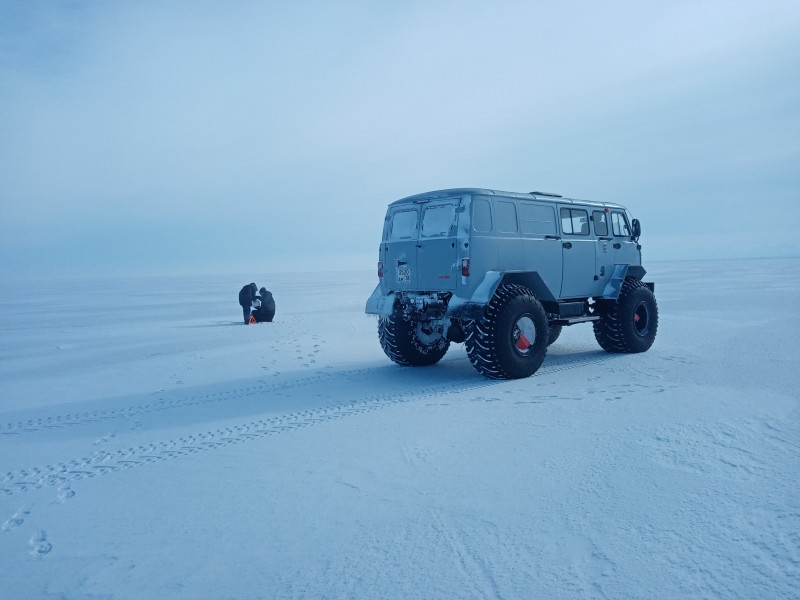 Экспедиция по отбору проб снежного покрова в Южном Прибайкалье