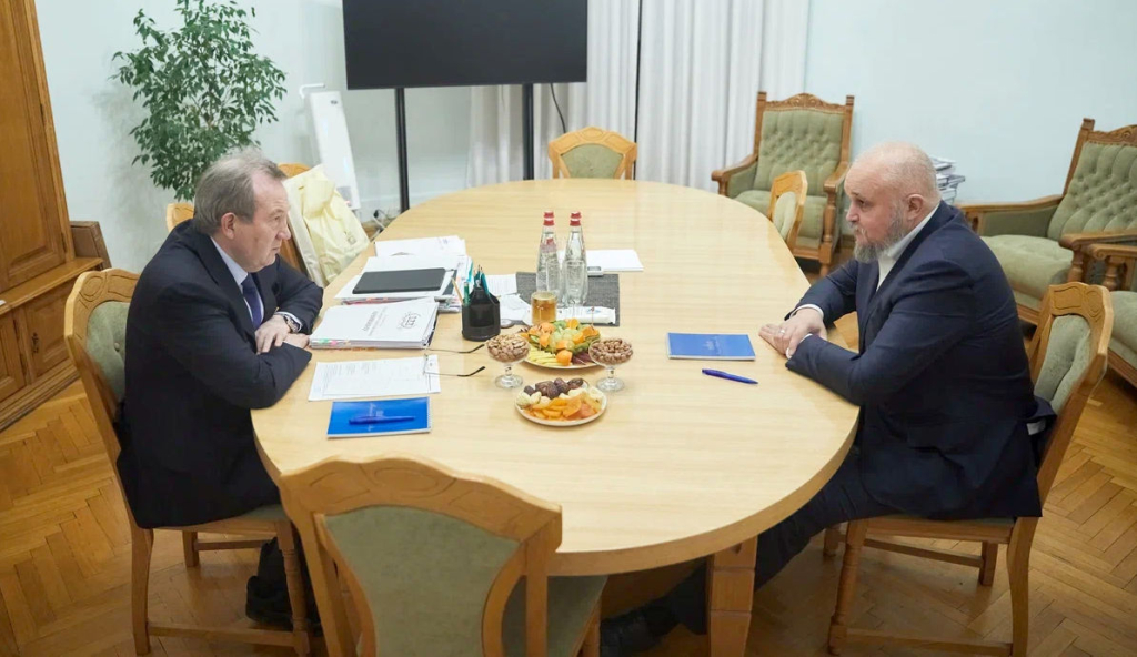 Президент РАН Г. Я. Красников провел рабочую встречу с губернатором Кузбасса