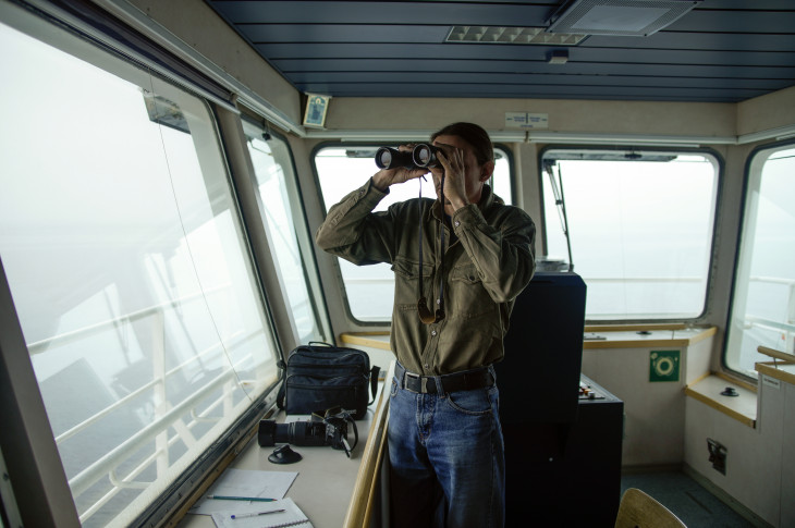 Евгений Ходукин во время учётов