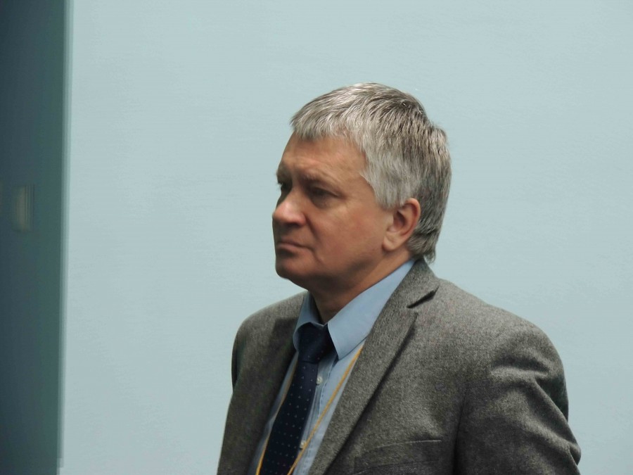 Михаил Николаевич Устинин на конференции.