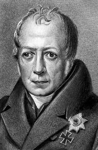 Академик А. фон Гумбольдт (1769–1859).