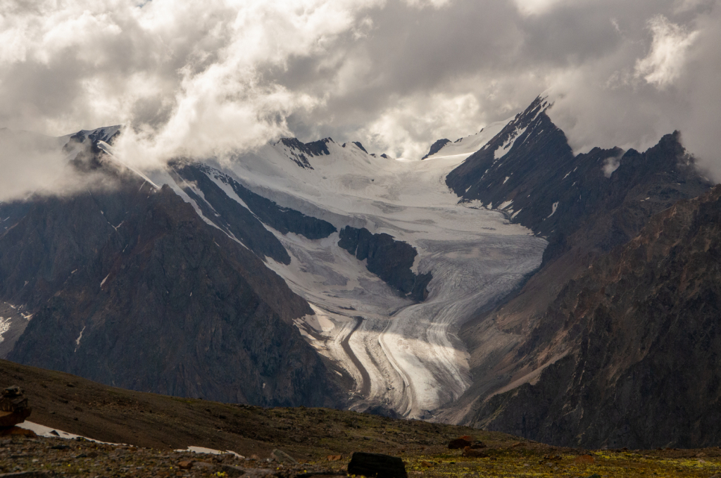 За 60 лет ледник Актру потерял более 25 % массы
