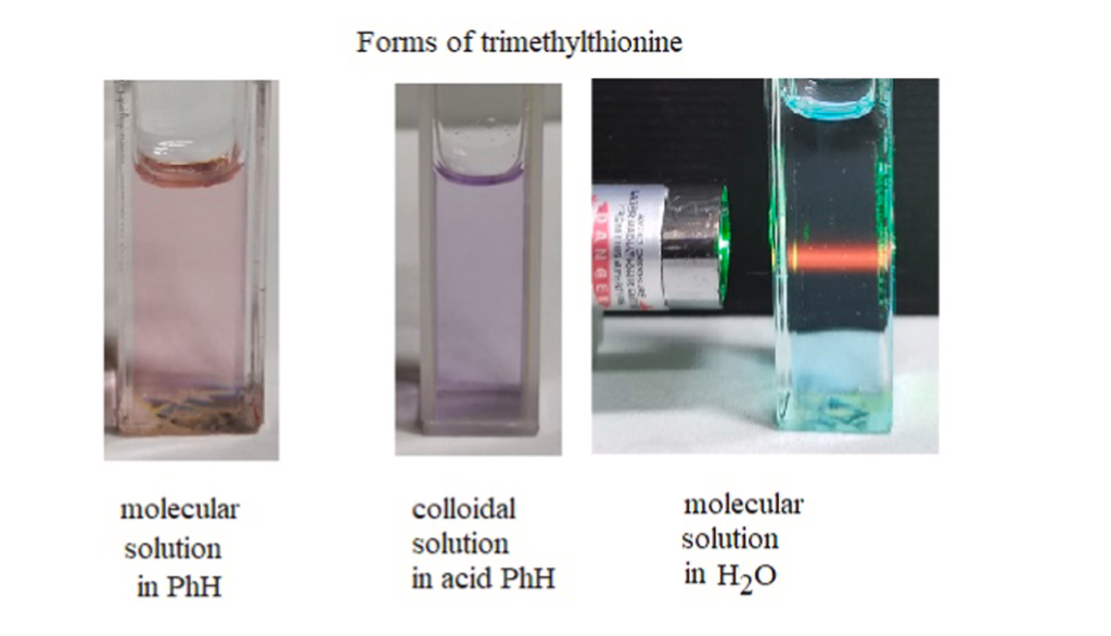  Обнаружены новые свойства органического красителя триметилтионина