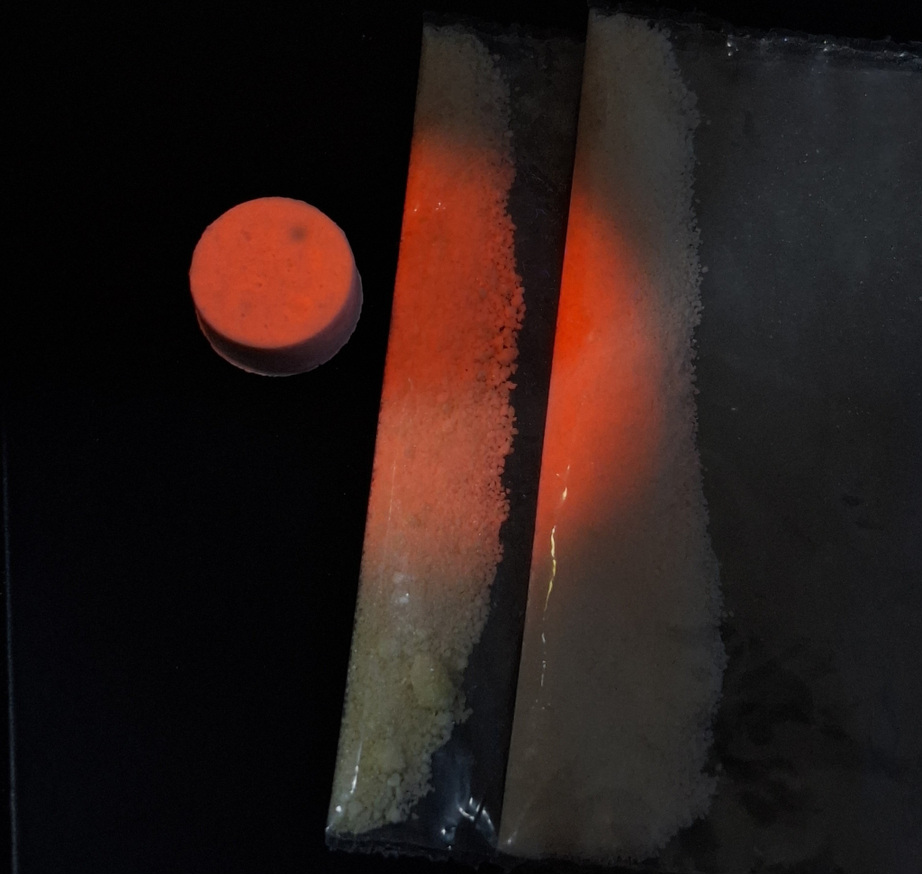 Образцы люминесцентной керамики