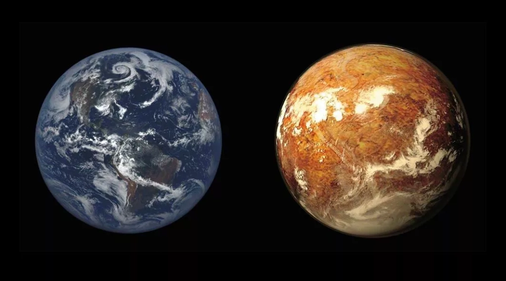 Сравнительные размеры Земли и планеты Проксима Центавра b