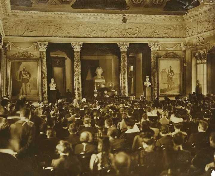 Заседание Императорской санкт-петербургской академии наук в 1900-е годы