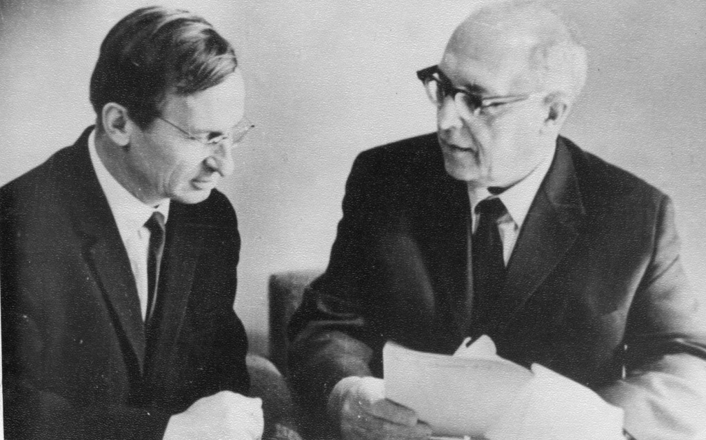 Григорий Алексеевич Разуваев и Николай Сергеевич Вязанкин, 1965 год