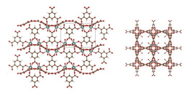 Металло-каркасный адсорбент на основе иттрия для хранения водорода