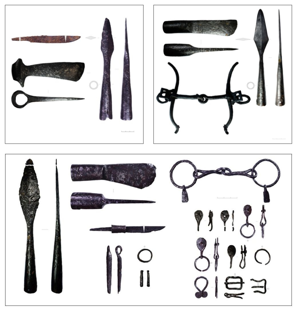 Могильник Шелебово. Оружейные комплексы