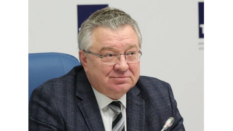 Председатель СПбО РАН Андрей Рудской выступил на пресс-конференции в ТАСС