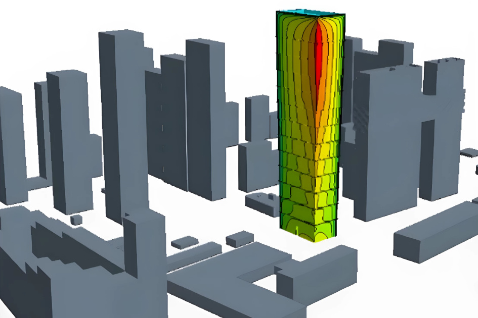 Исследование аэрофизических характеристик проектируемого высотного здания