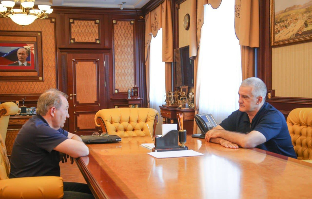 Геннадий Красников провёл встречу с главой Республики Крым Сергеем Аксёновым