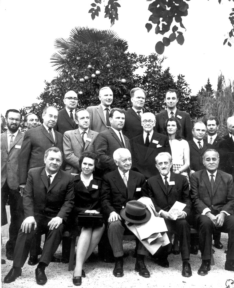Члены Советского Пагуошского комитета и Пагуошского Постоянного комитета во время 19-й Пагуошской конференции (1969 г.)