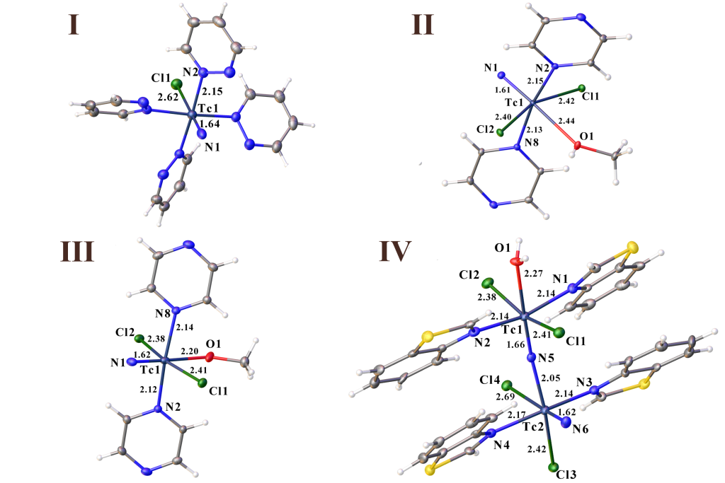 Структурные формулы нитридов технеция