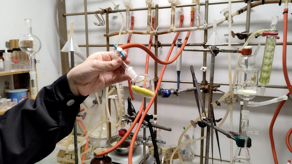 Один из полупродуктов синтеза спироциклических изоксазолинов